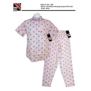 Lipstick on Plaid Set